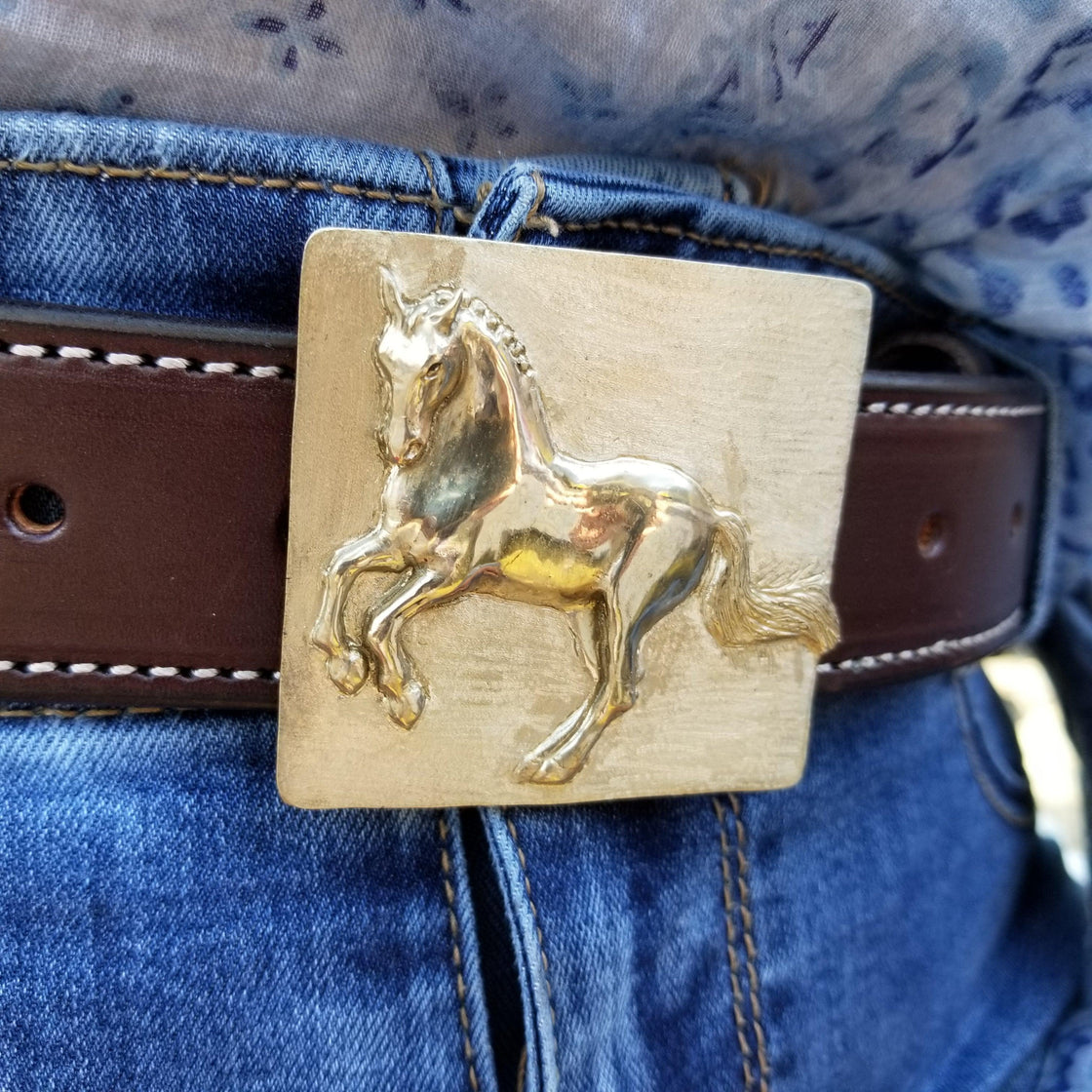Pirouette Horse Buckle - Tempi Design Studio