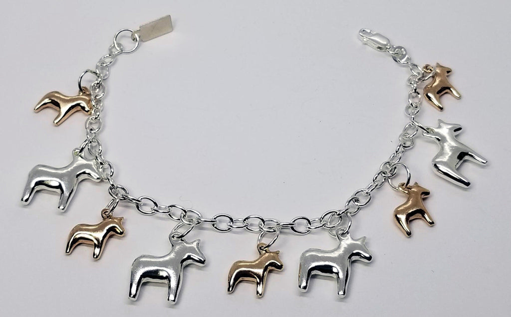 Pony Nugget Charm Bracelet