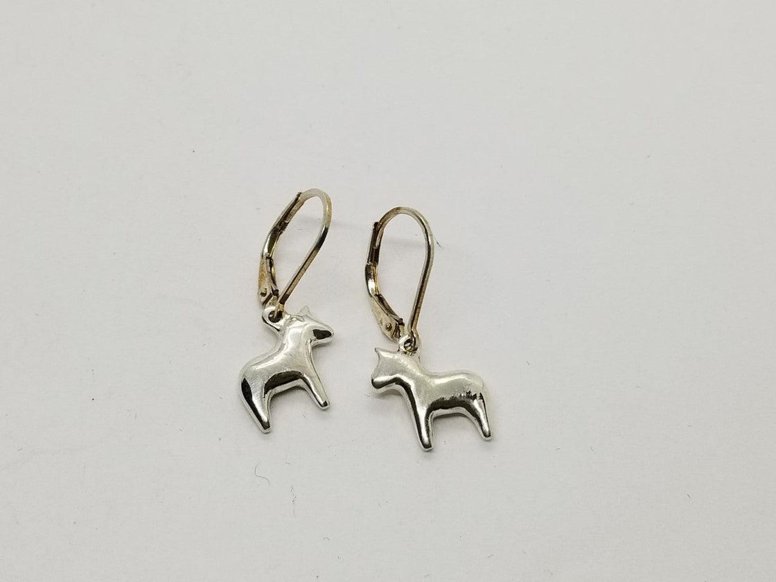 Pony Nugget Lever Back Earrings - Tempi Design Studio