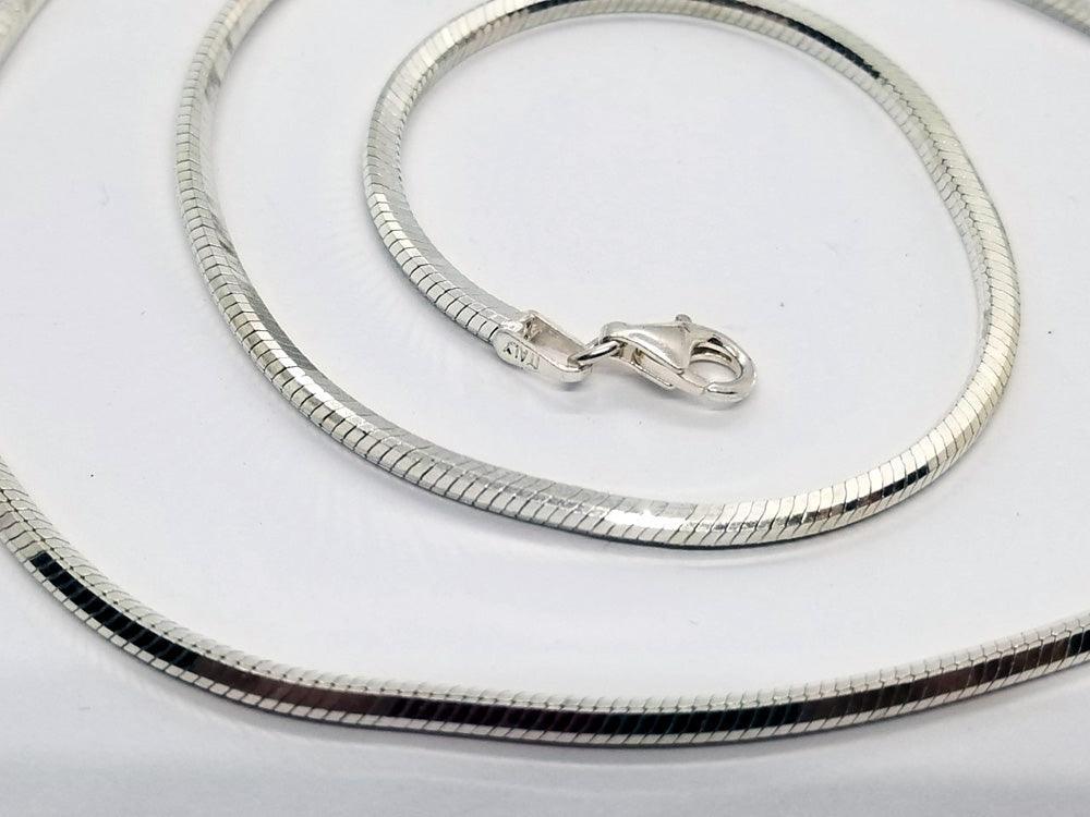 Sterling Heavy Weight Herringbone Chain - Tempi Design Studio