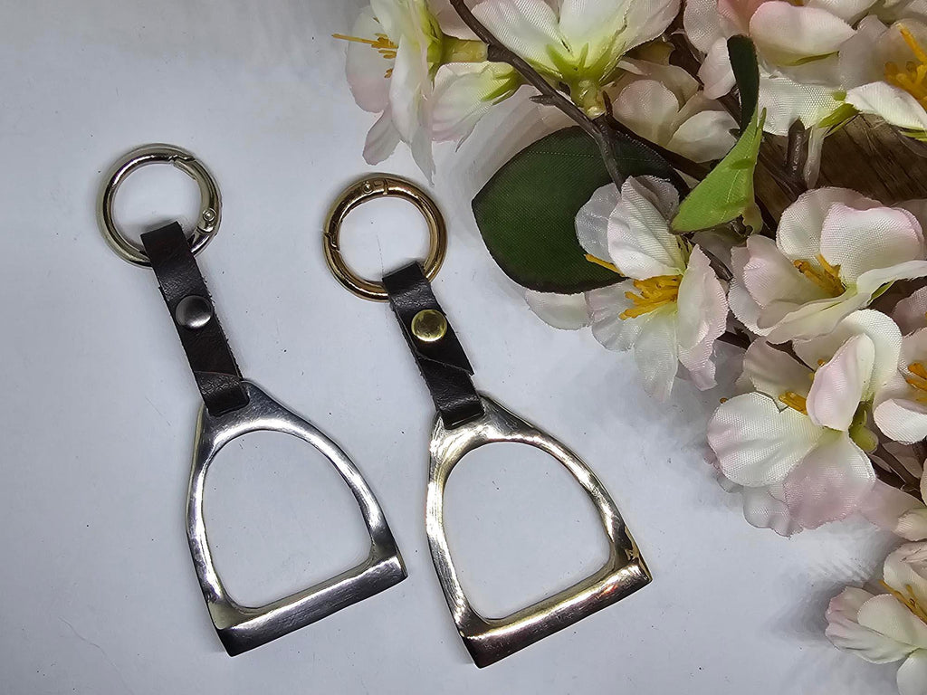 English Stirrup Key Fob