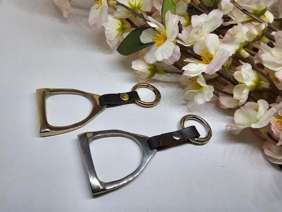 English Stirrup Key Fob