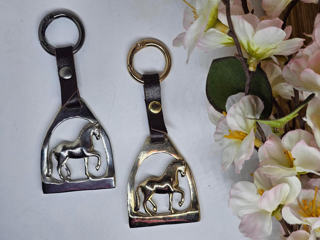 Stirrup with Piaffe Key Fob