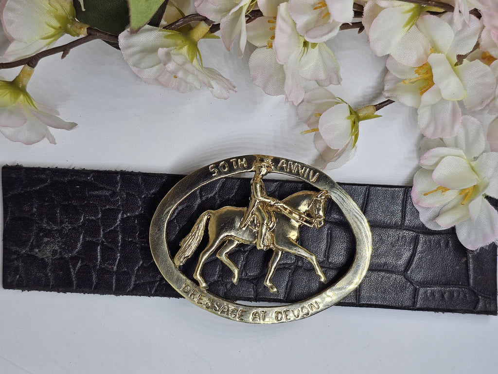 Dressage at Devon 50th Anniversary Buckle