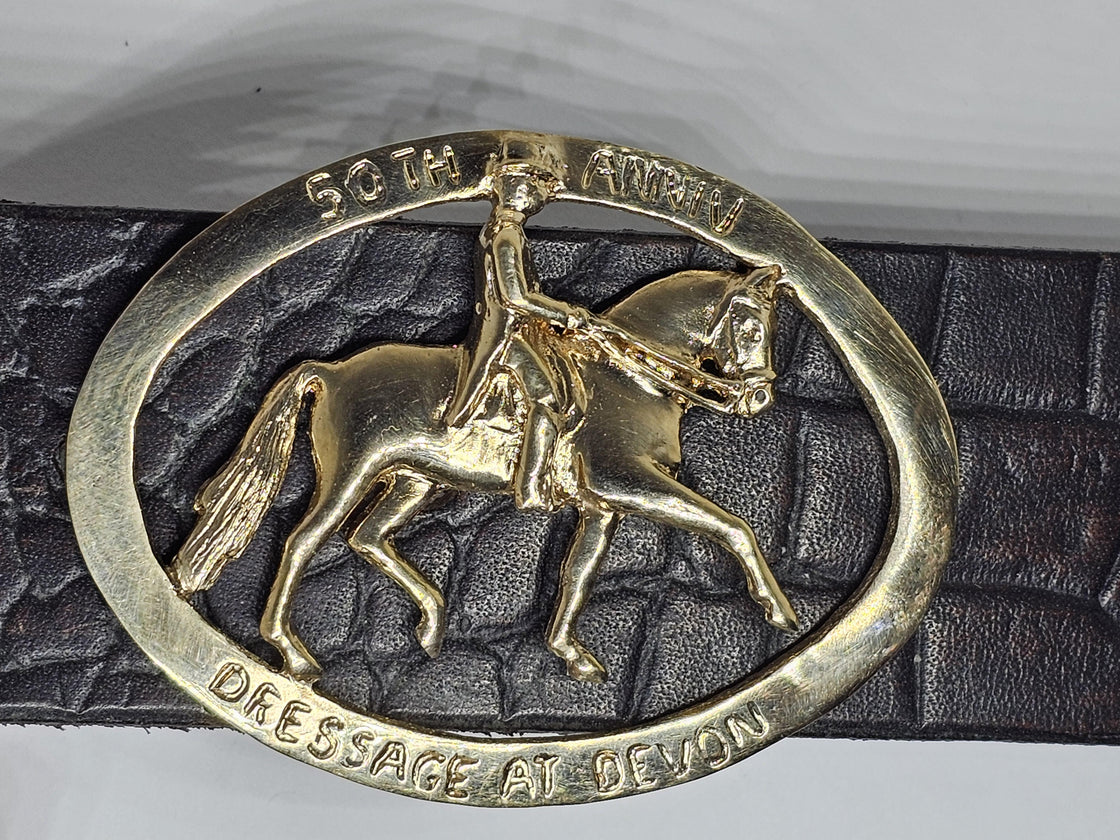 Dressage at Devon 50th Anniversary Buckle
