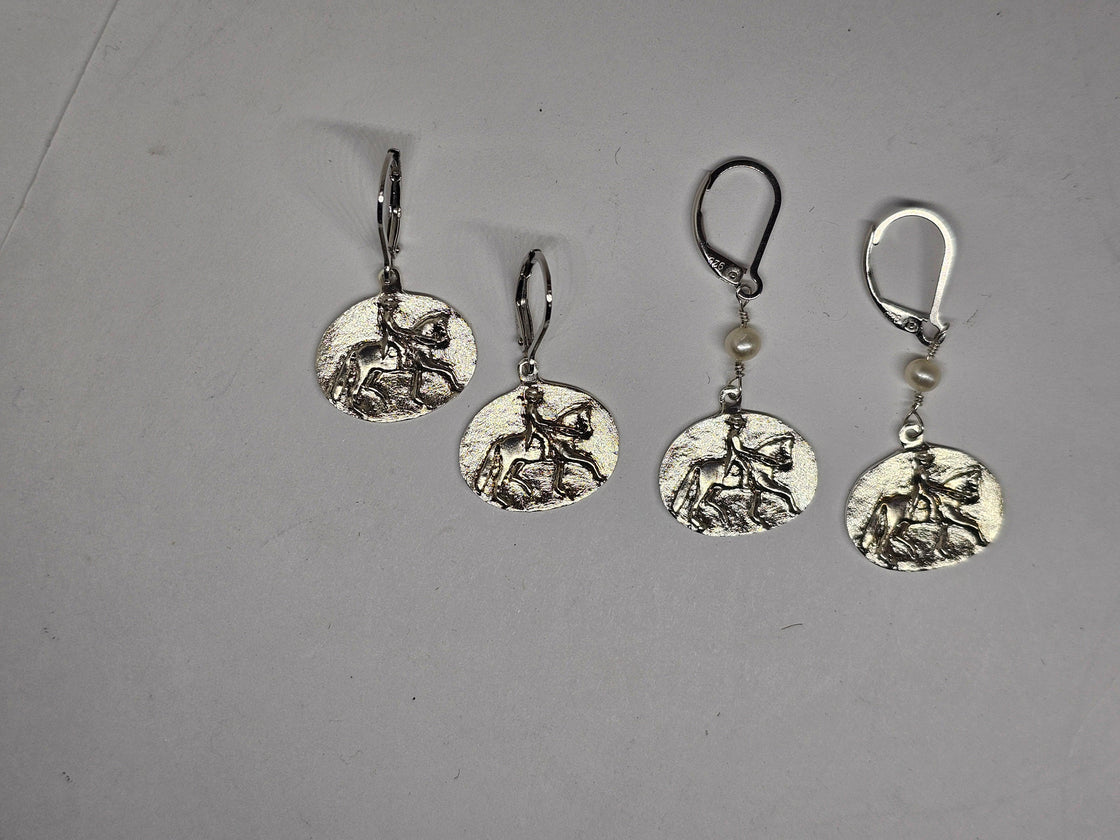 Dressage at Devon Logo Earrings