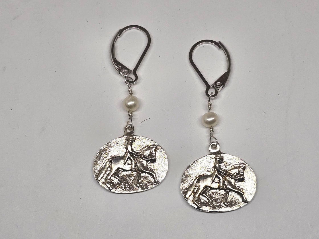 Dressage at Devon Logo Earrings