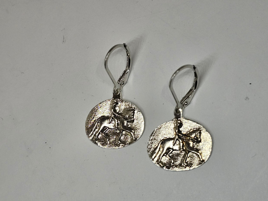 Dressage at Devon Logo Earrings
