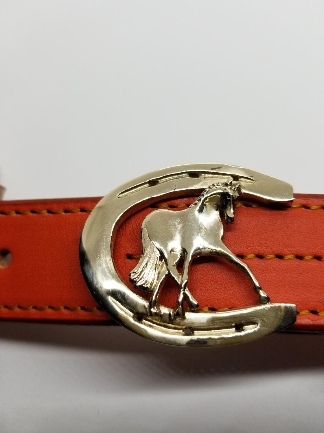 Horse Shoe with Half Pass Horse Buckle Large