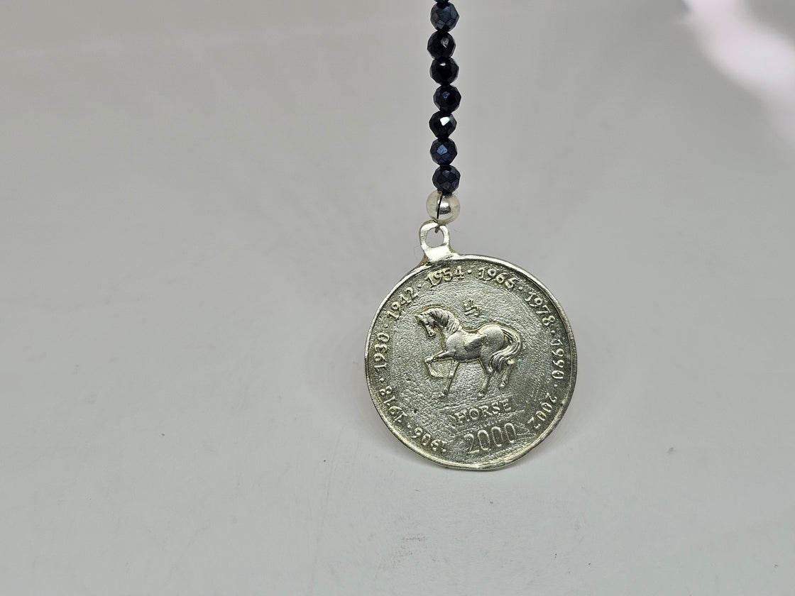 Year of the Horse Coin Lariat Necklace