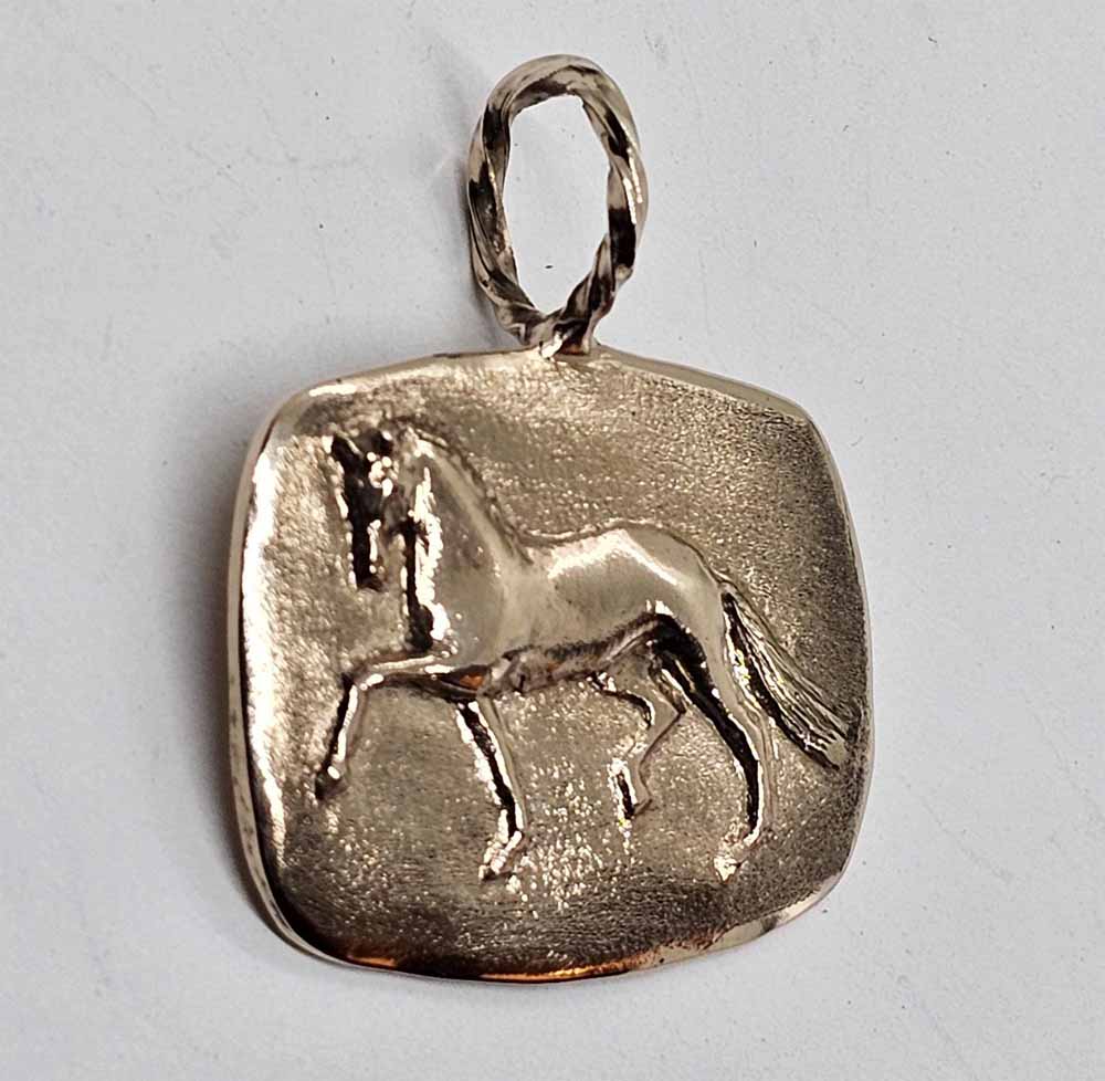 Fancy Trot Horse Medallion
