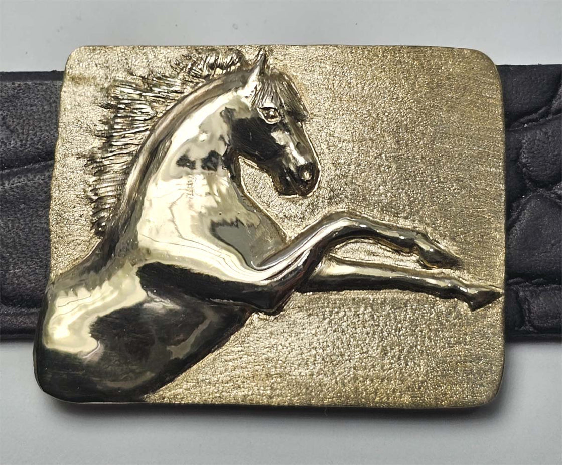Mustang Horse Rearing Buckle