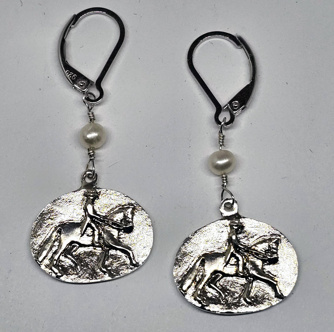 Dressage at Devon Logo Earrings