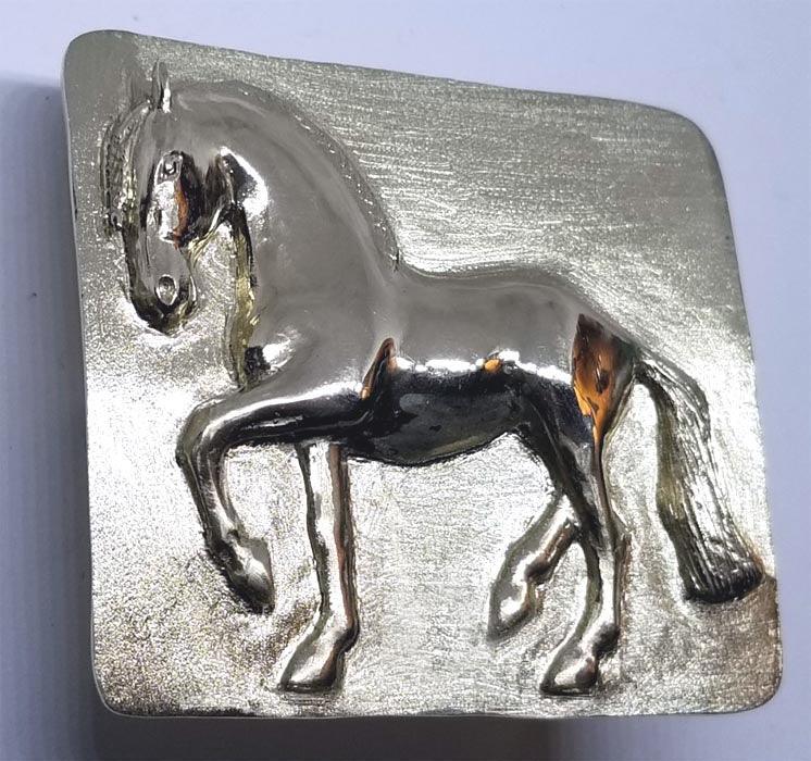 Baroque Horse Piaffe Buckle