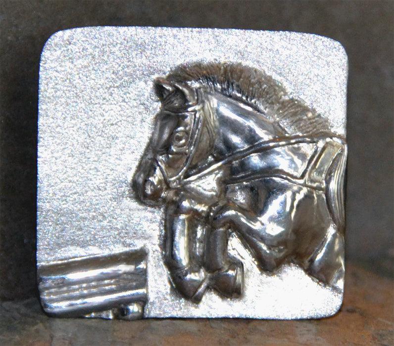 Cross Country Horse Jumping Buckle - Tempi Design Studio