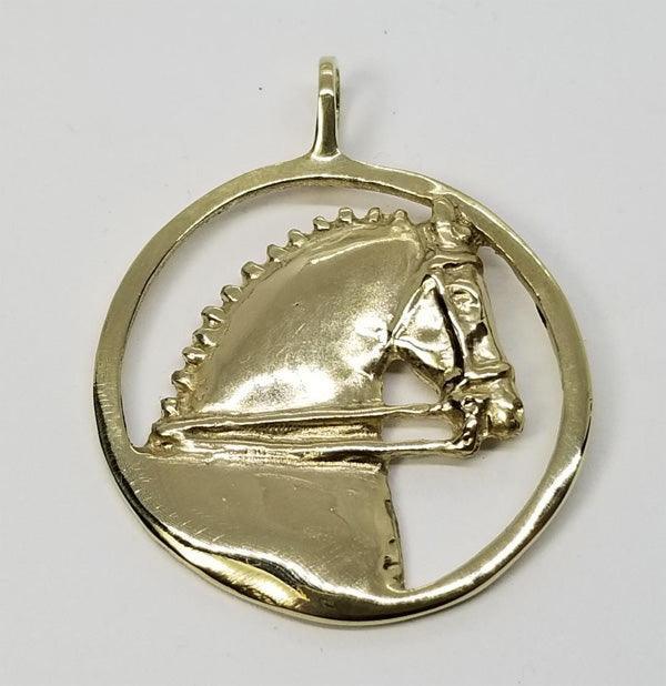 Dressage Horse on Circle Medallion