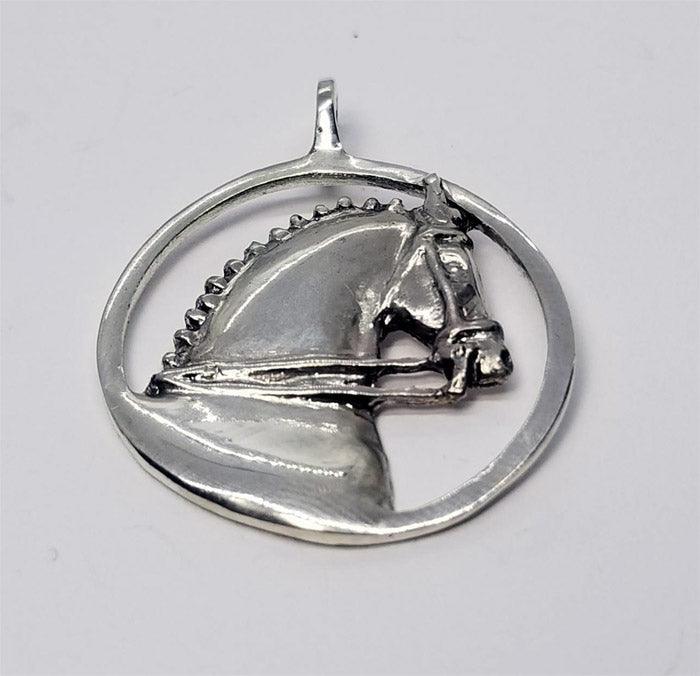 Dressage Horse on Circle Medallion - Tempi Design Studio