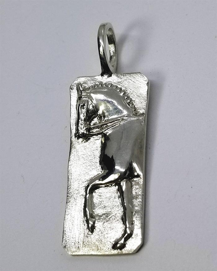 Dressage Horse Trot Pendant Large - Tempi Design Studio