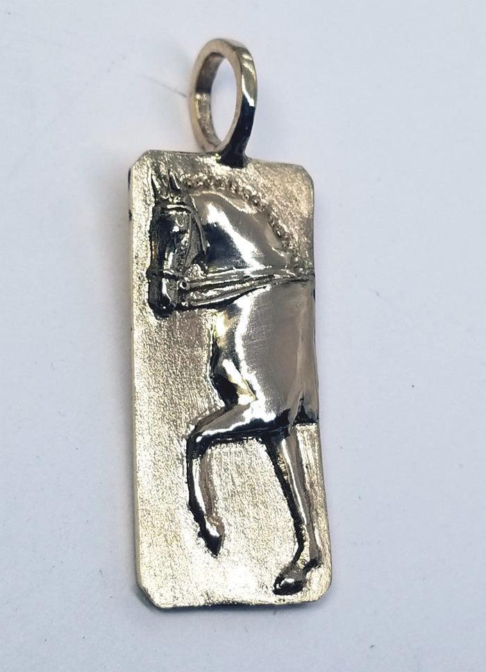 Dressage Horse Trot Pendant Large - Tempi Design Studio