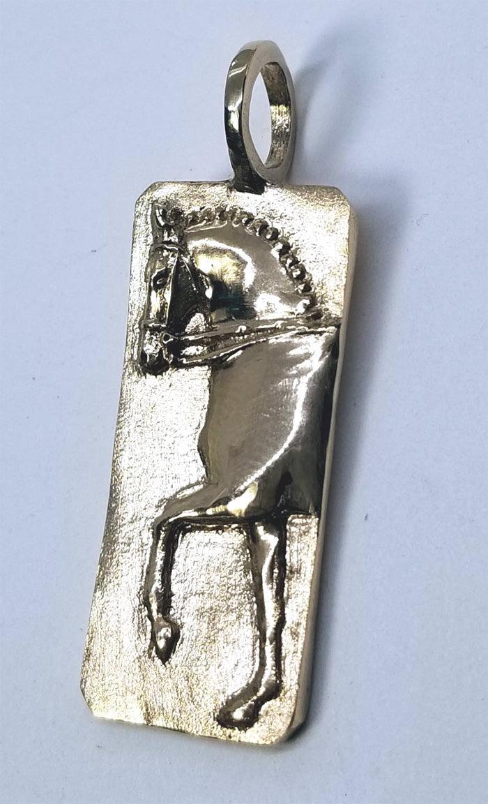 Dressage Horse Trot Pendant Large - Tempi Design Studio
