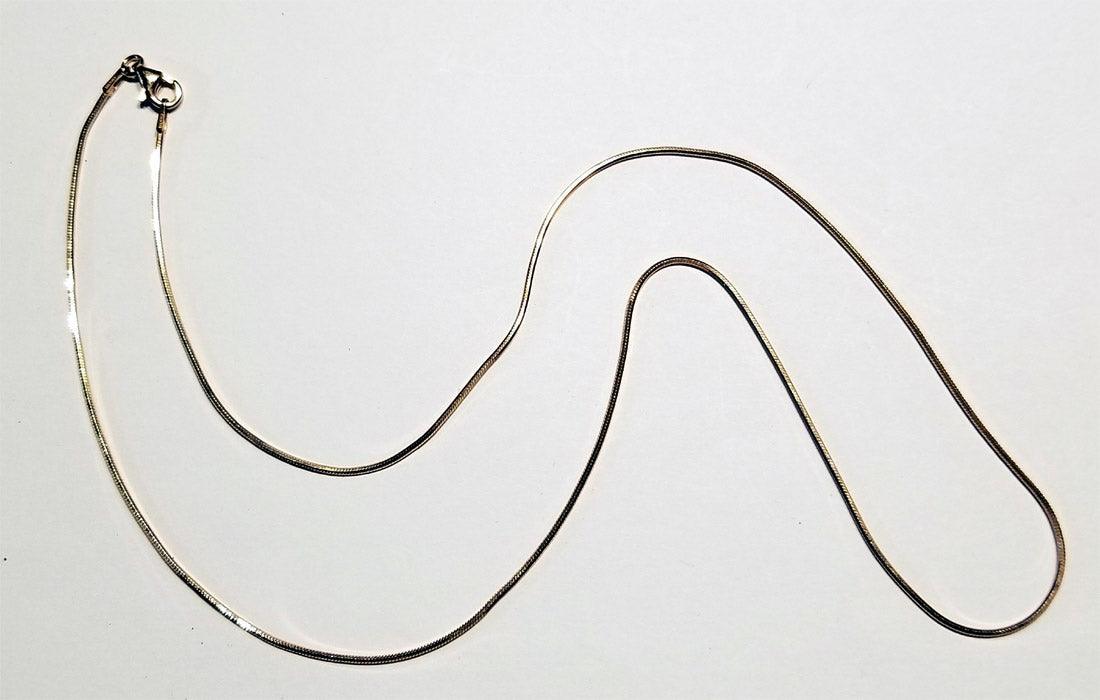Fine Diamond Cut Snake Neck Chain - Tempi Design Studio