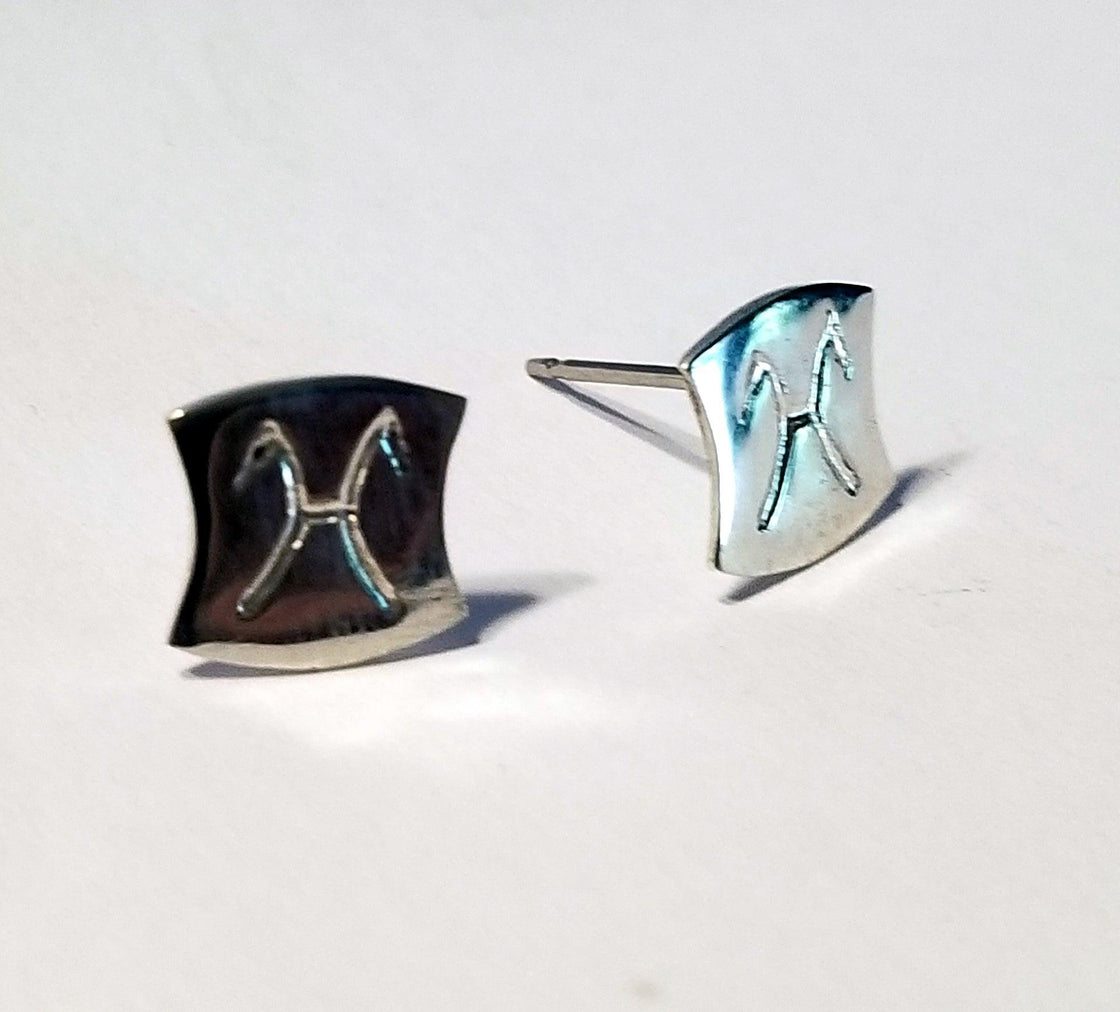 Horse Breed Logo Stud Earrings - Tempi Design Studio