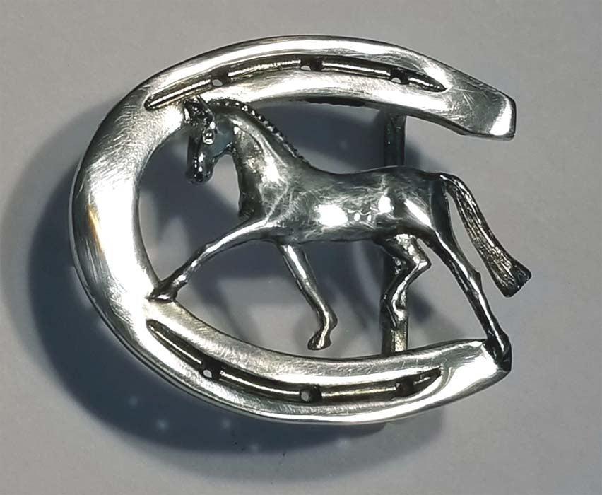 Horse Shoe With Extended Trot Horse Buckle