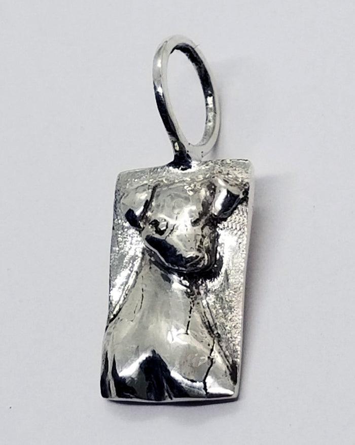 Jack Russell Dog Pendant Sterling - Tempi Design Studio