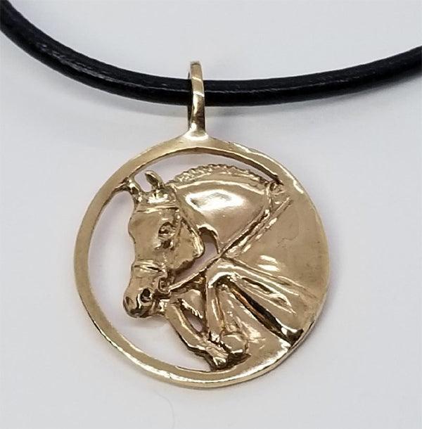 Jumper Horse on Circle Medallion - Tempi Design Studio