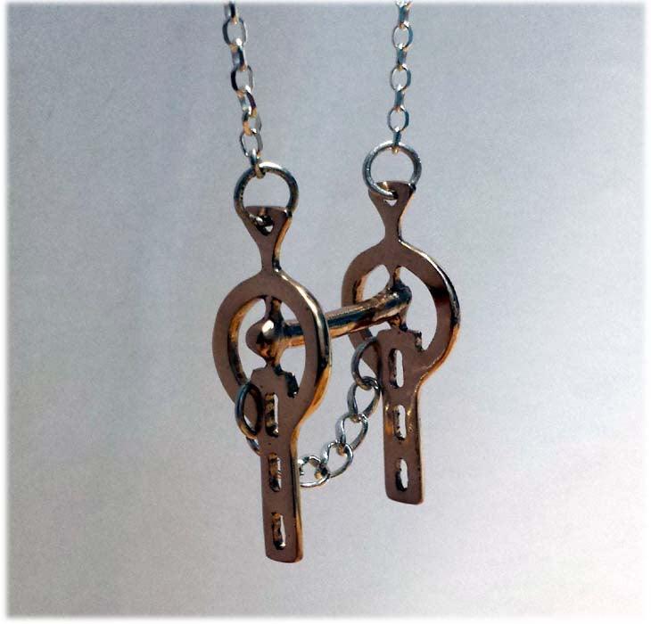 Liverpool Bit on Chain Necklace - Tempi Design Studio