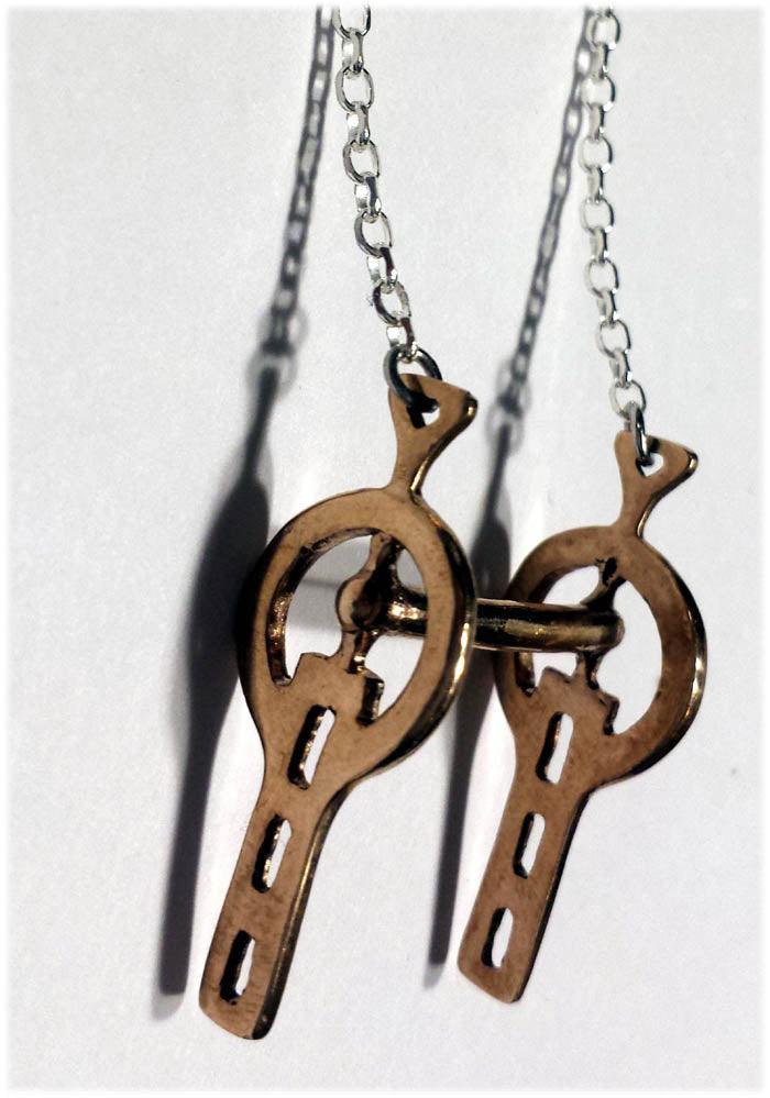 Liverpool Bit on Chain Necklace - Tempi Design Studio
