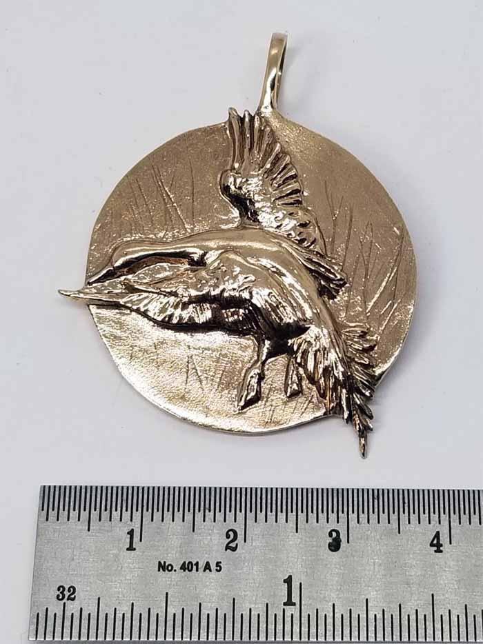 Pintail Duck Medallion - Tempi Design Studio