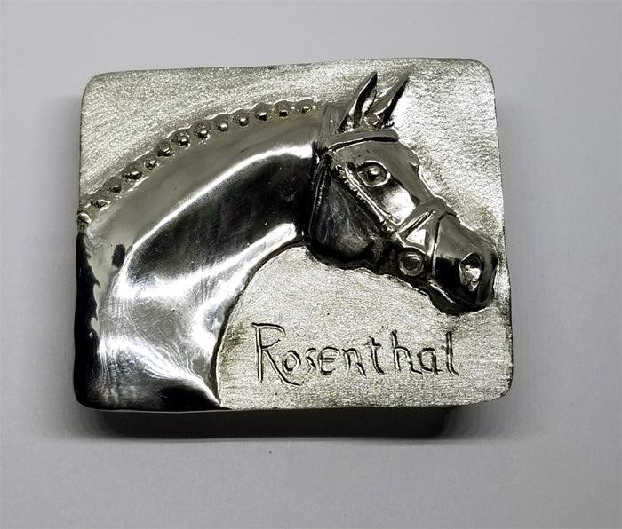 Rosenthal Stallion Memorial Buckle For Sale Online - Tempi Design 