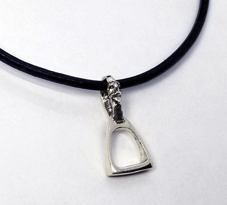 Small English Stirrup Pendant