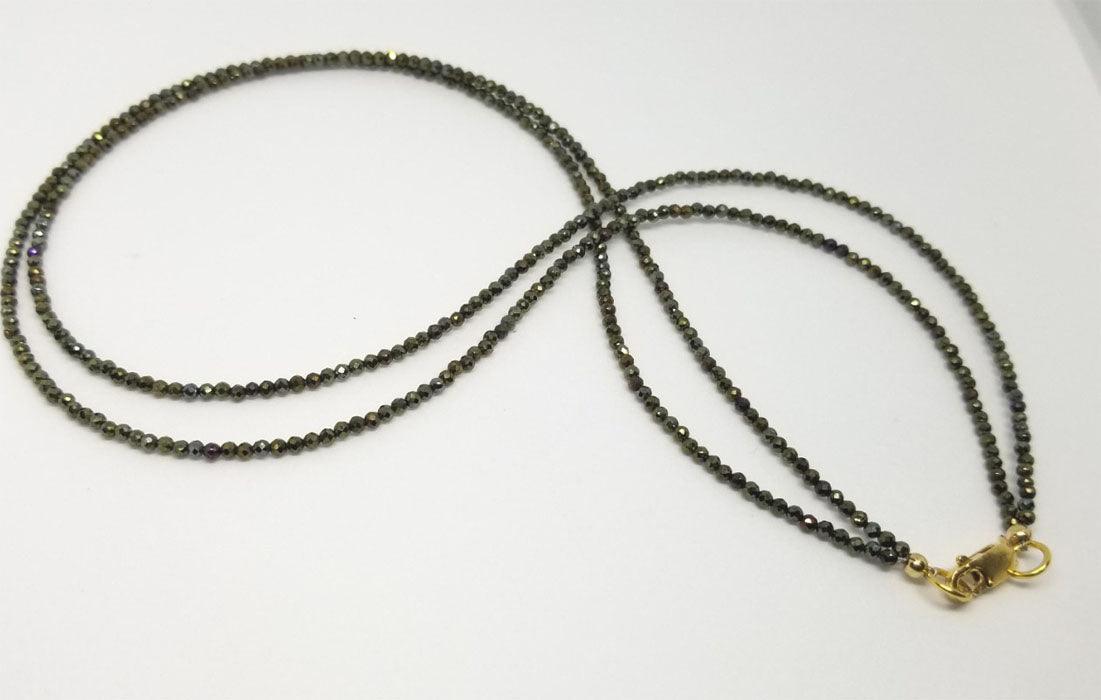 Spinel Bead Necklaces 2 Strand - Tempi Design Studio