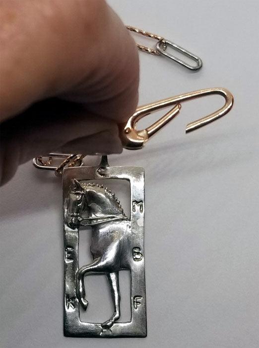 Sterling  and Rose Gold  Designer Chain - Tempi Design Studio