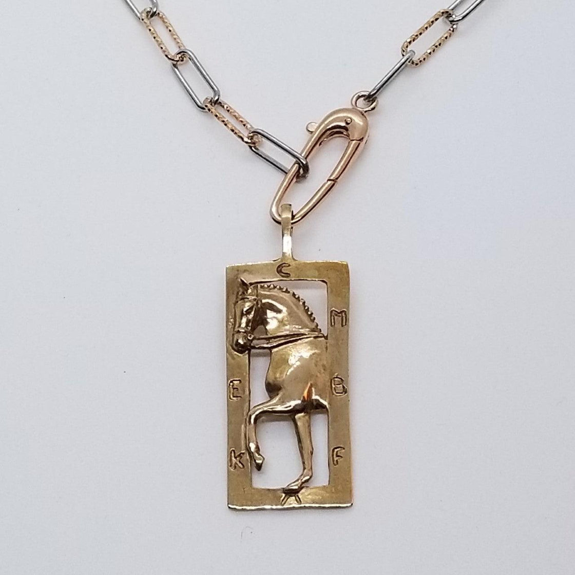 Sterling  and Rose Gold  Designer Chain - Tempi Design Studio